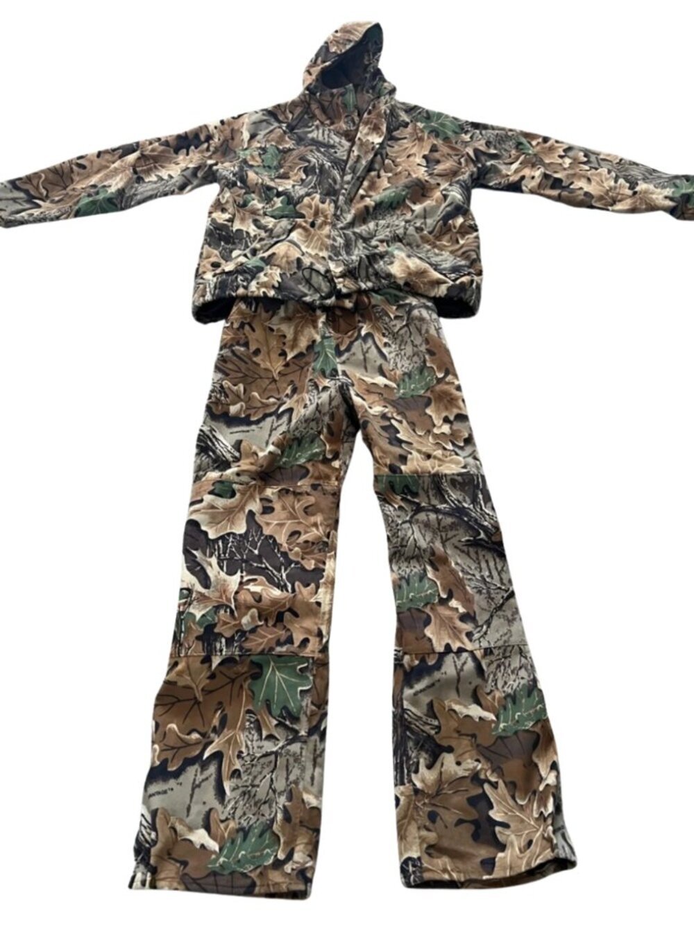 Vintage Cabela's Men’s Dry-Plus Advantage Camo Silent Hunting Pants & Jacket - M